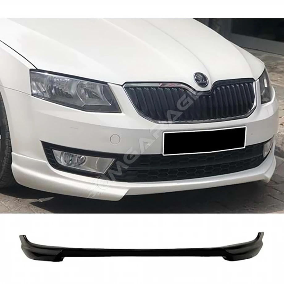 Skoda Octavia Rieger Ön Ek Plastik Siyah karlık-ön-ek-bodykit 2012 2013 2014 2015 2016 2017