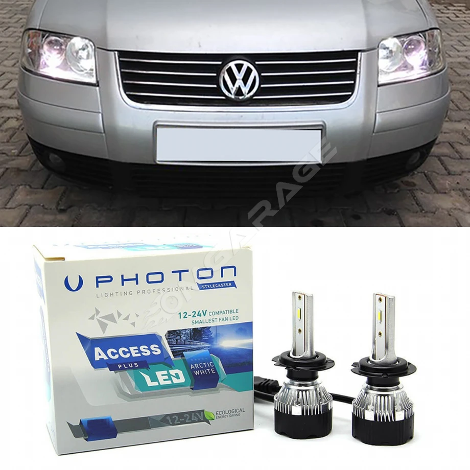 Vw Passat B5.5 Led Xenon Uzun Far Ampulü H7 Access Yeni Seri Beyaz 2000-2005