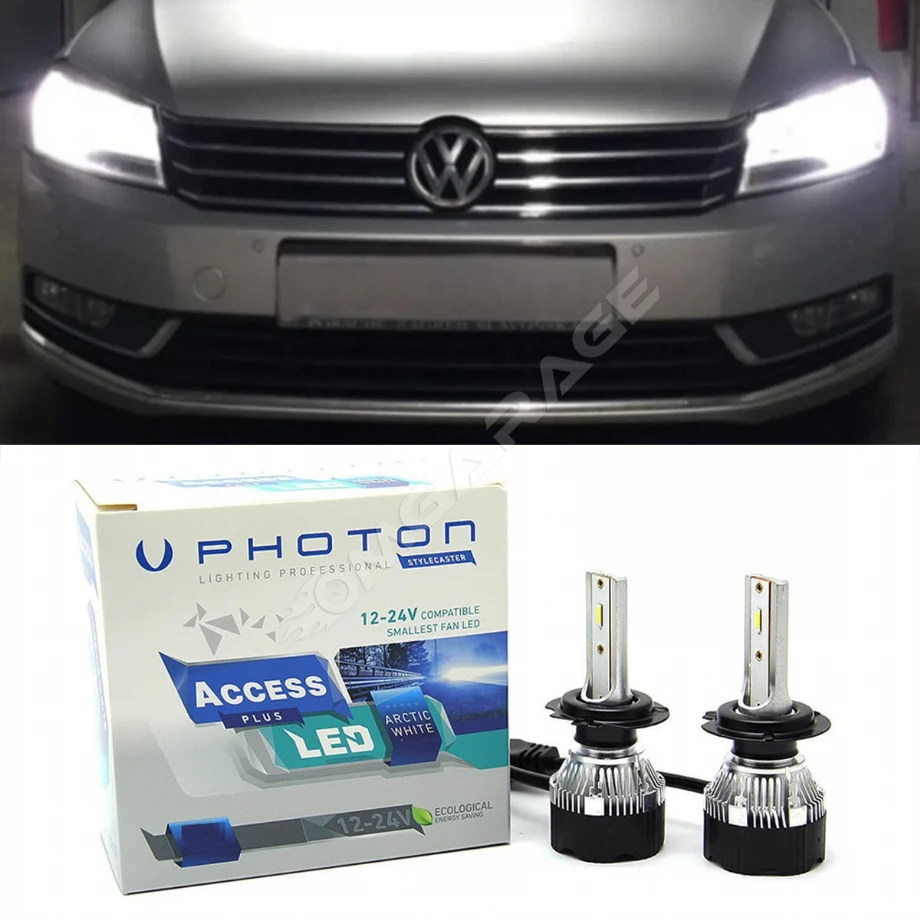 Vw Passat B7 Led Xenon Sis Farı Ampulü H8 Access Yeni Seri Beyaz