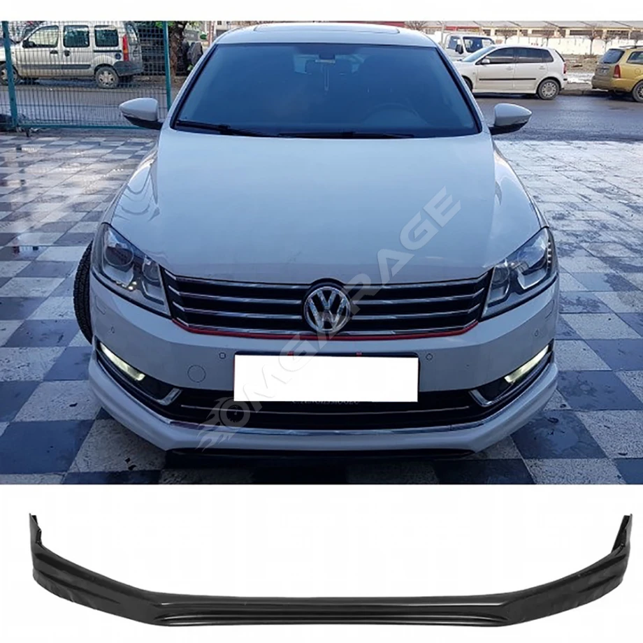 Vw Passat B7 Ön Ek Plastik Siyah karlık-ön-ek-bodykit 2011 2012 2013 2014