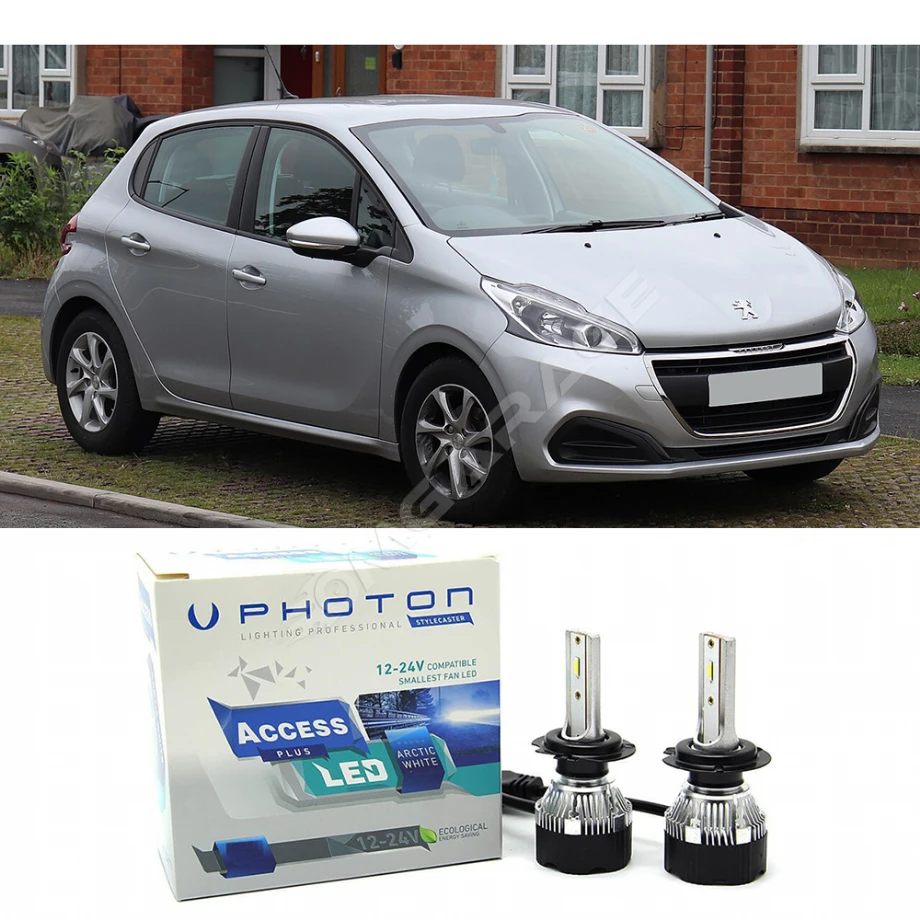Peugeot 208 Uzun Far Ampulü H7 Access Yeni Seri Beyaz 2012-2019