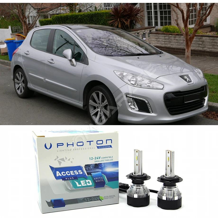 Peugeot 308 Uzun Far Ampulü H1 Access Yeni Seri Beyaz 2007-2013