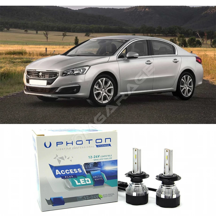 Peugeot 508 Uzun Far Ampulü H7 Access Yeni Seri Beyaz 2011-2018