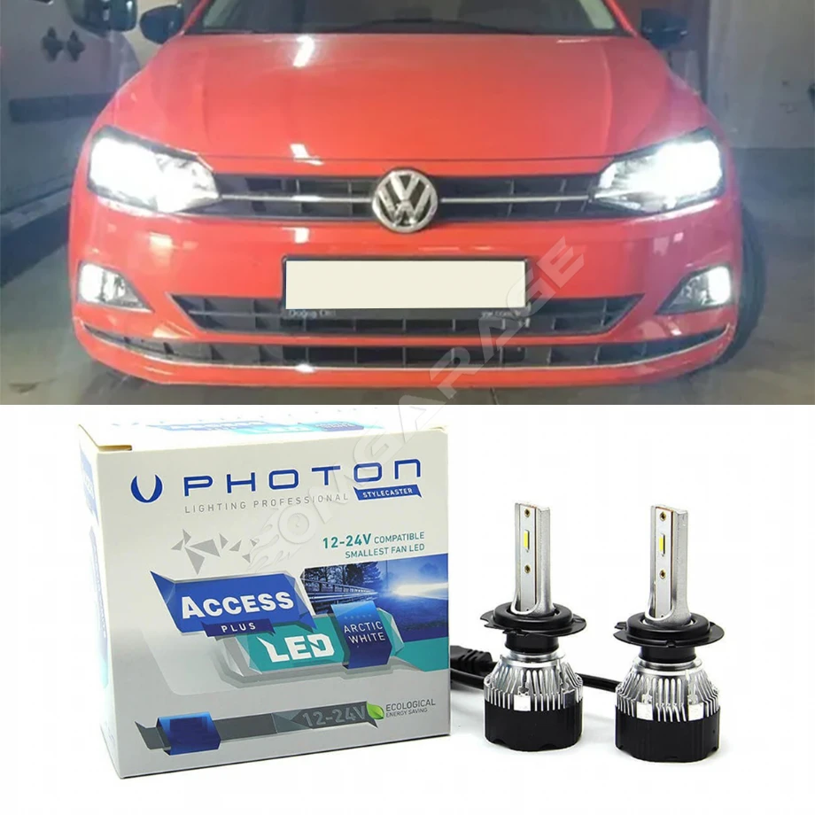 Vw Polo Mk6 Led Xenon Kısa Far Ampulü H7 Access Yeni Seri Beyaz 2017+