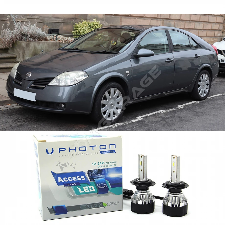 Nissan Primera Led Xenon Uzun Far Ampulü H1 Access Yeni Seri Beyaz 2000-2003