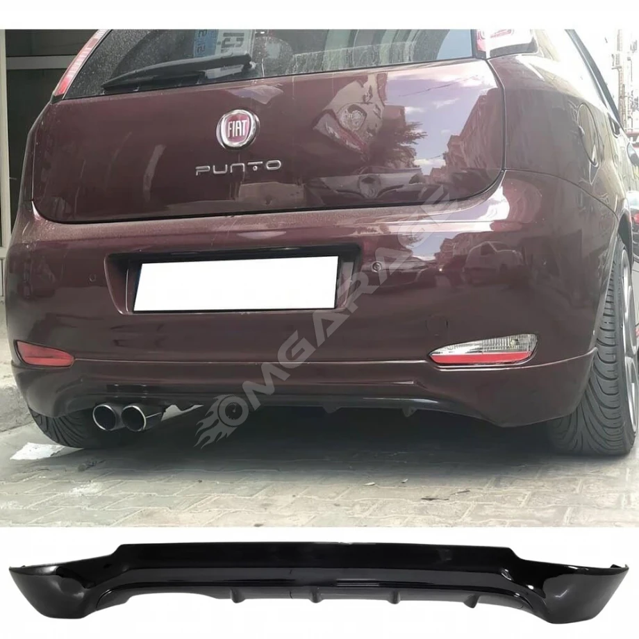 Fiat Punto Evo Arka Ek Plastik Siyah Difüzör 2009 2010 2011 2012 Arka-bodykit-ek-karlık