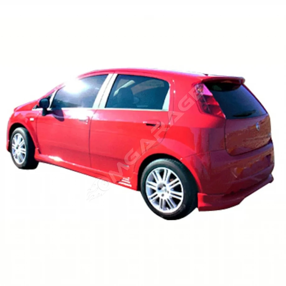 Fiat Punto Kulaklı Yan Marşpiyel Seti Mat Siyah Plastik 2 Adet 2012 2013 2014 2015 2016 2017 2018