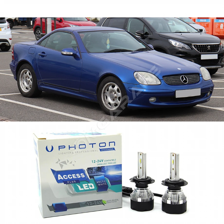 Mercedes SLK R170/R171 Led Xenon Uzun Far Ampulü H7 Access Yeni Seri Beyaz
