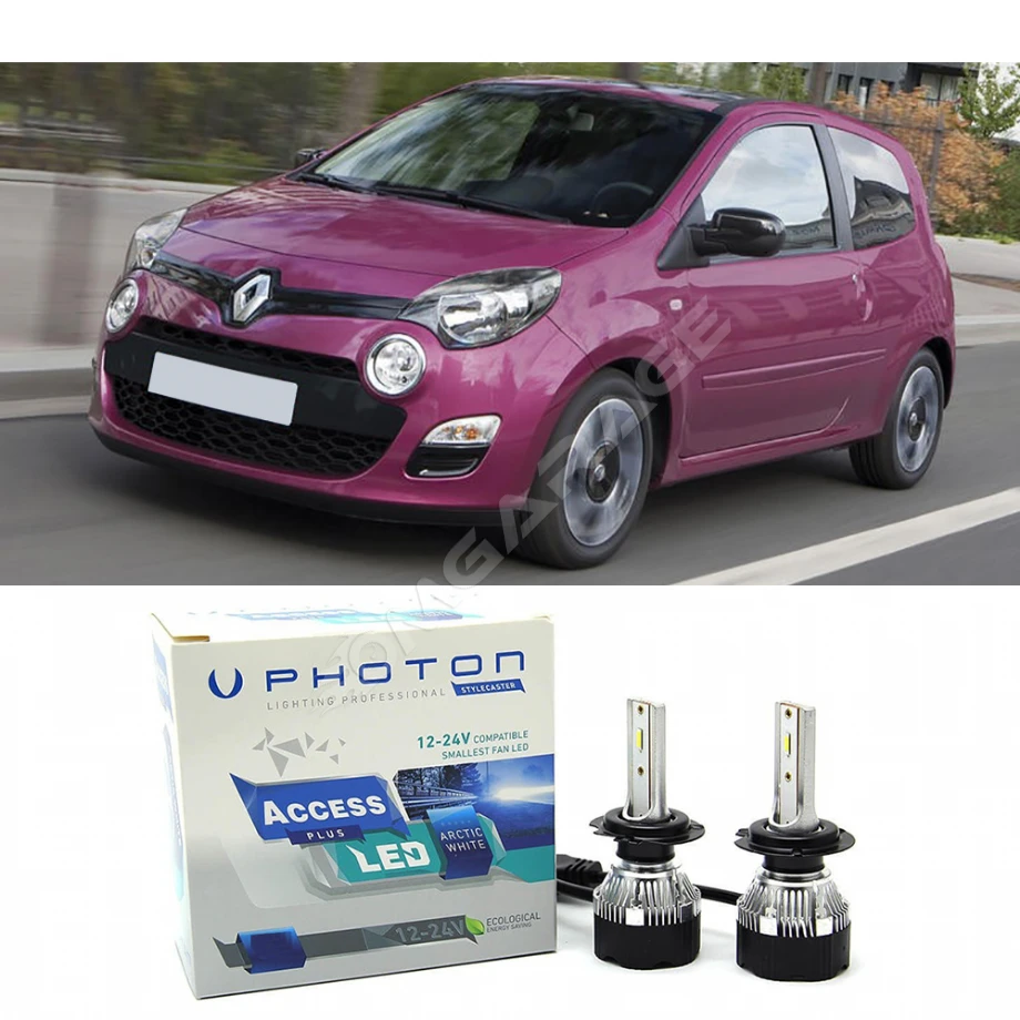 Renault Twingo Uzun+Kısa Far Ampulü H4 Access Yeni Seri Beyaz 2007-2014