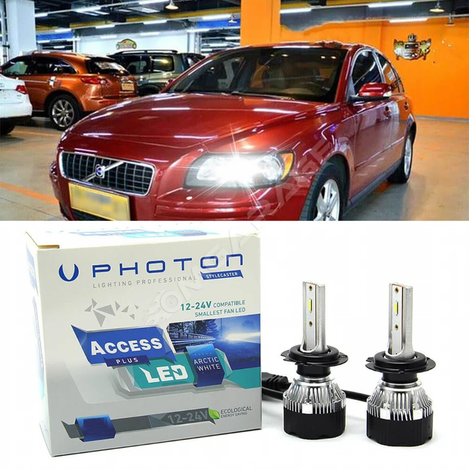 Volvo S40 Led Xenon Kısa Far Ampulü H7 Access Yeni Seri Beyaz 2004-2012