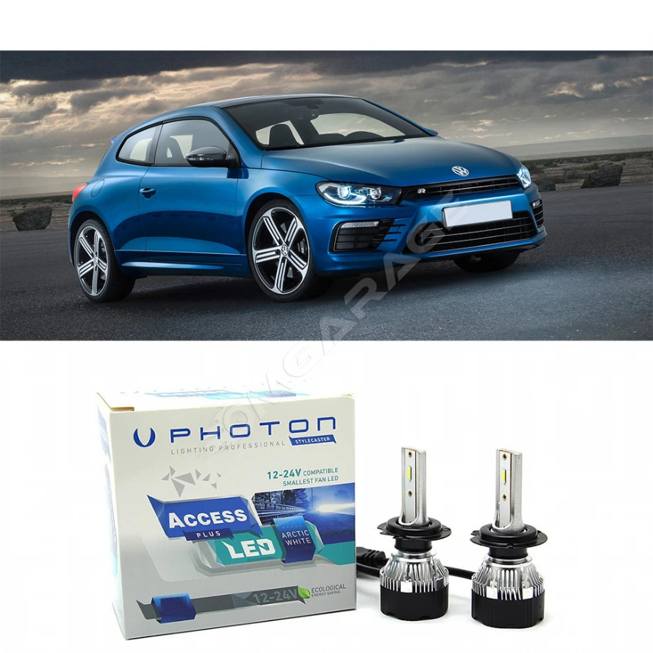 Vw Scirocco Kısa Far Ampulü H7 Access Yeni Seri Beyaz 2008-2017