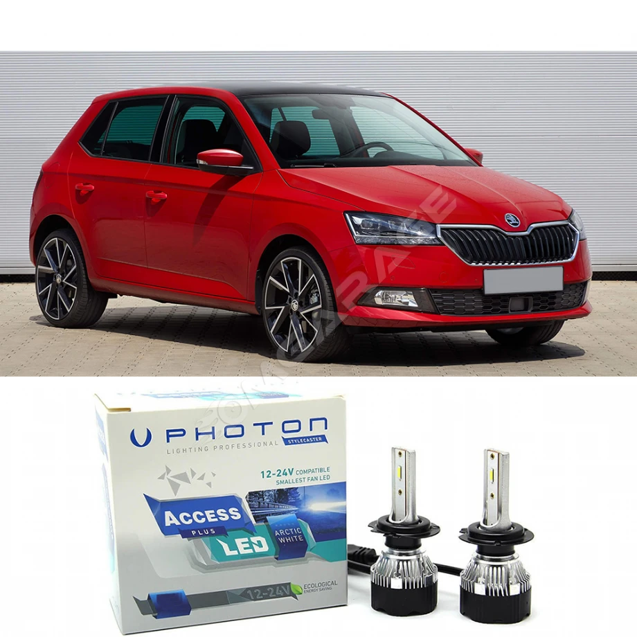 Skoda Fabia Uzun Far Ampulü H7 Access Yeni Seri Beyaz 2014-2021