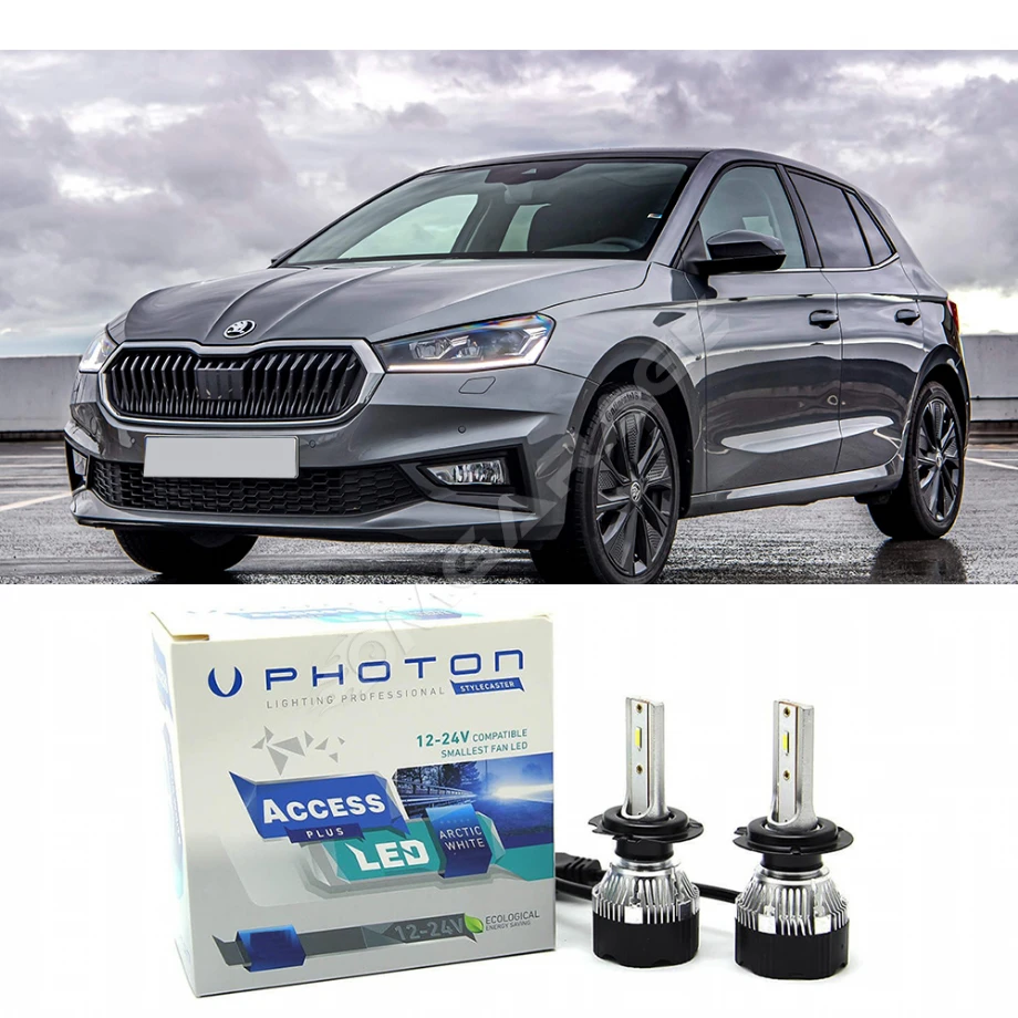 Skoda Fabia Kısa Far Ampulü H7 Access Yeni Seri Beyaz 2021-2023