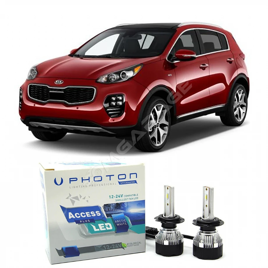 Kia Sportage Led Xenon Kısa Far Ampulü H7 Access Yeni Seri Beyaz 2009-2016