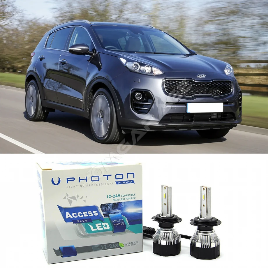Kia Sportage Led Xenon Uzun Far Ampulü HB3 Access Yeni Seri Beyaz 2017+
