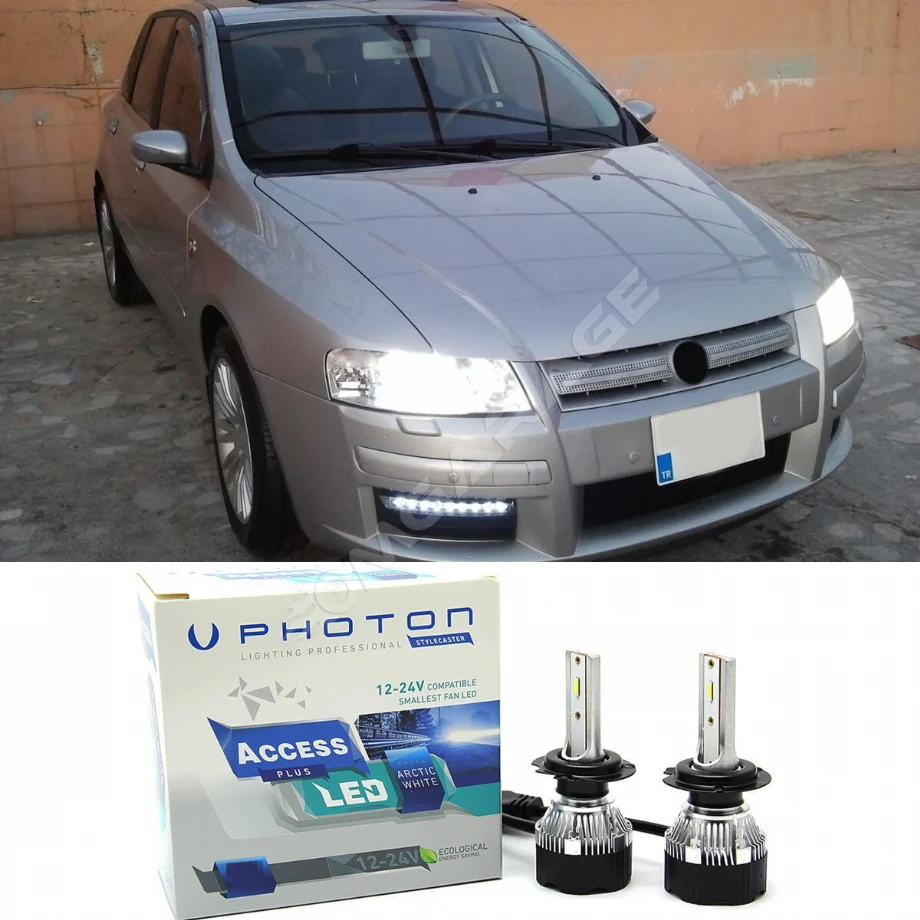 Fiat Stilo Led Xenon Uzun Far Ampulü H1 Access Yeni Seri Beyaz