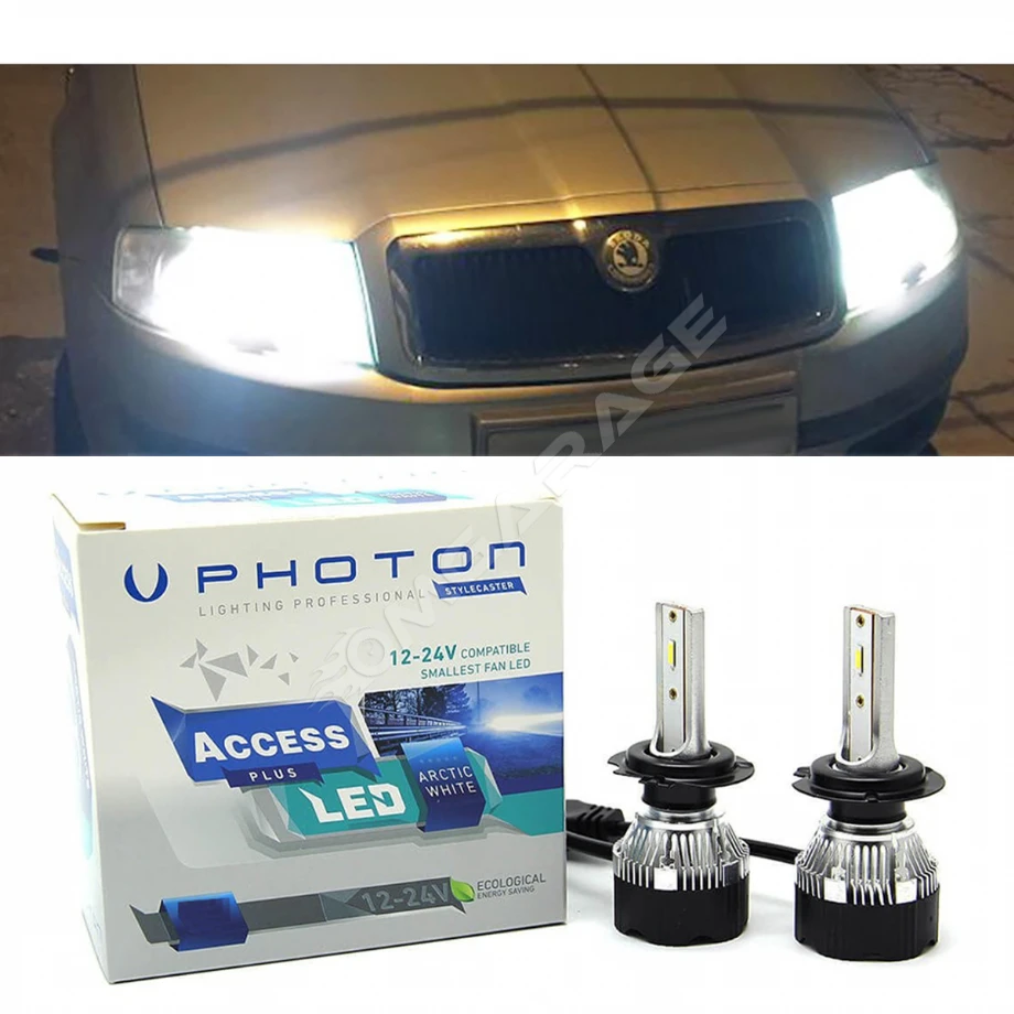 Skoda Superb Led Xenon Kısa Far Ampulü H7 Access Yeni Seri Beyaz 2002-2006