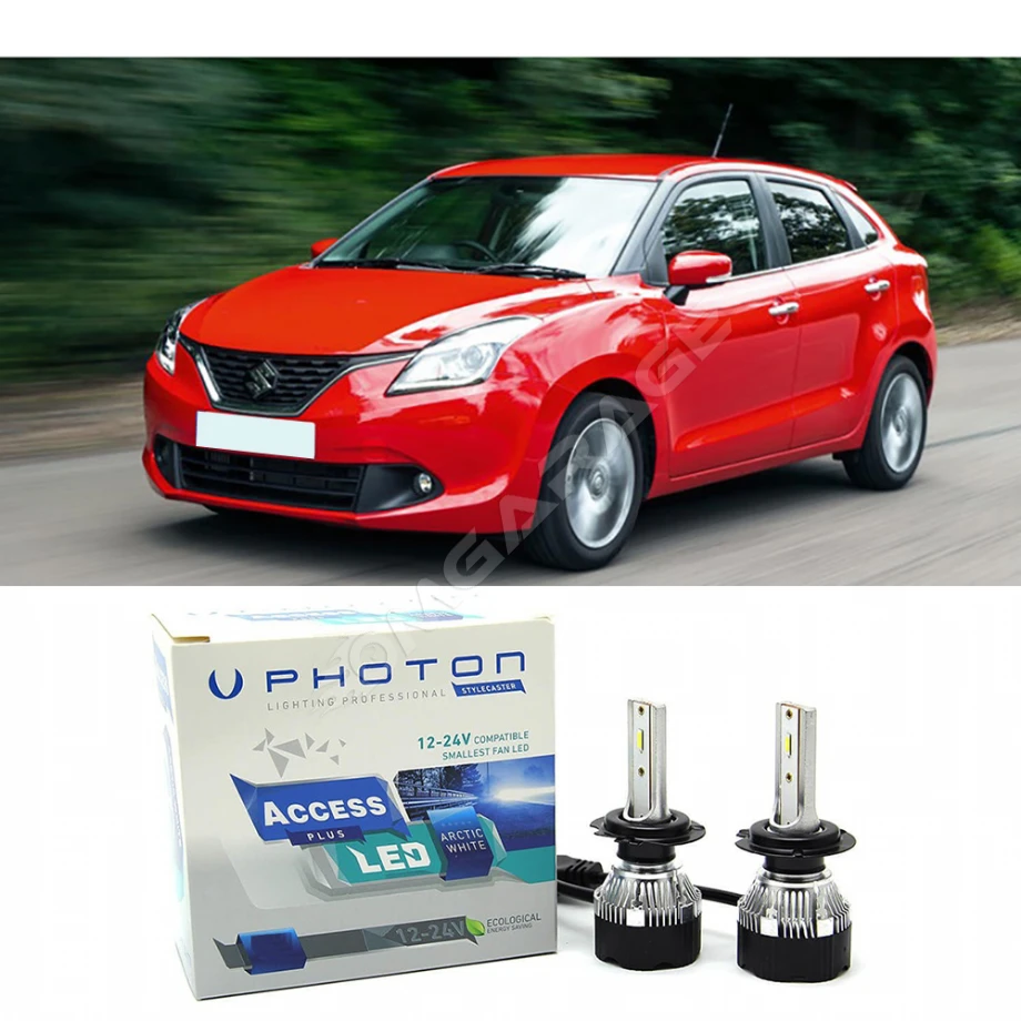 Suzuki Baleno Uzun+Kısa Far Ampulü H4 Access Yeni Seri Beyaz 2016-2020
