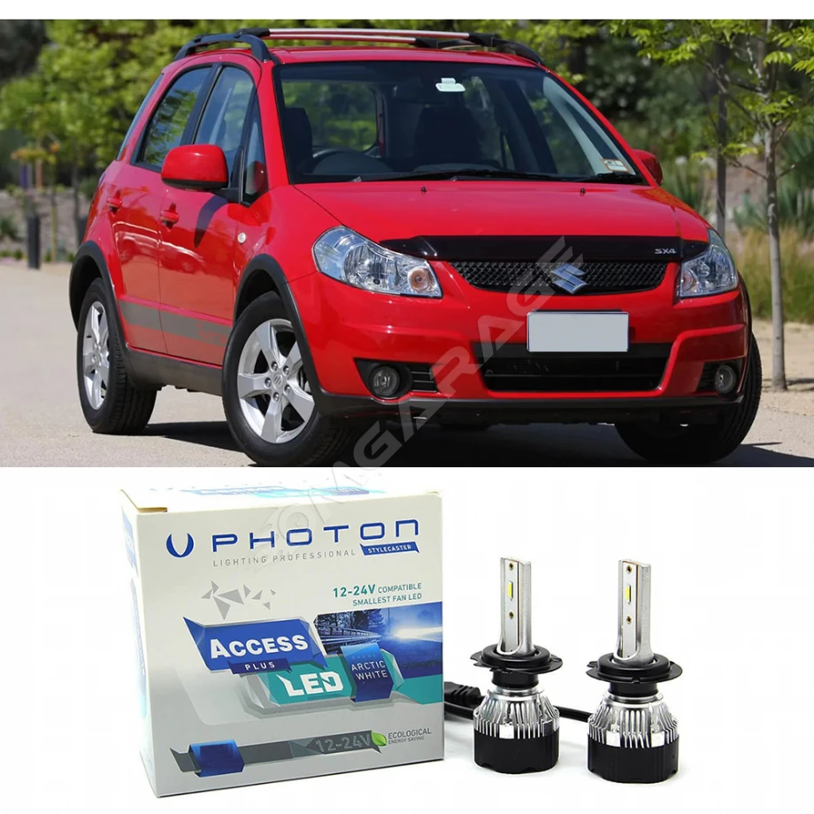 Suzuki SX4 Uzun+Kısa Far Ampulü H4 Access Yeni Seri Beyaz 2006-2013