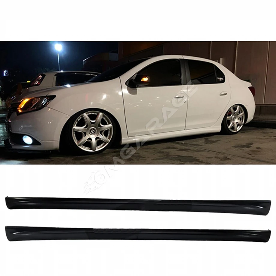 Renault Symbol Yan Marşpiyel Seti Mat Siyah Plastik 2 Adet 2013 2014 2015 2016