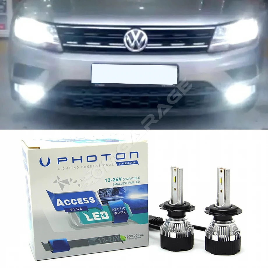 Vw Tiguan Led Xenon Uzun Far Ampulü H7 Access Yeni Seri Beyaz 2016+