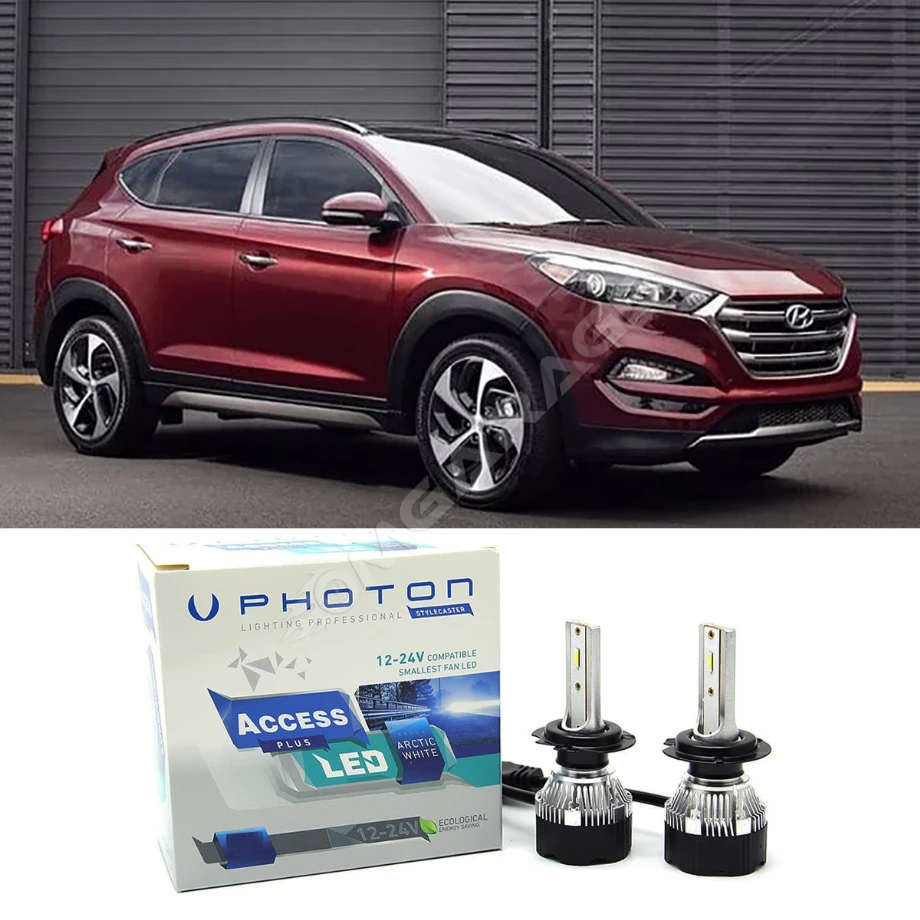 Hyundai Tucson Led Xenon Sis Far Ampulü H8 Access Yeni Seri Beyaz 2015-2018