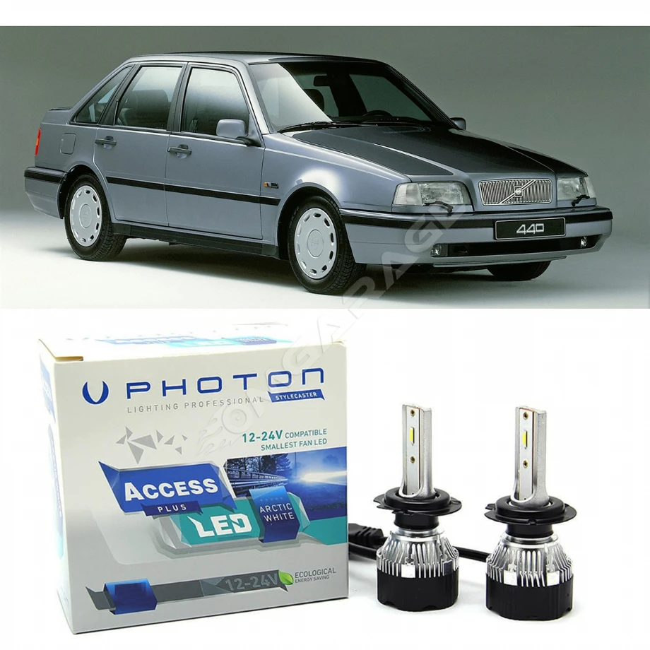 Volvo 440 Led Xenon Uzun+Kısa Far Ampulü H4 Access Yeni Seri Beyaz