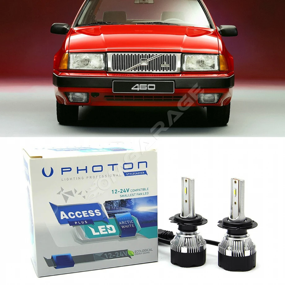 Volvo 460 Led Xenon Uzun+Kısa Far Ampulü H4 Access Yeni Seri Beyaz