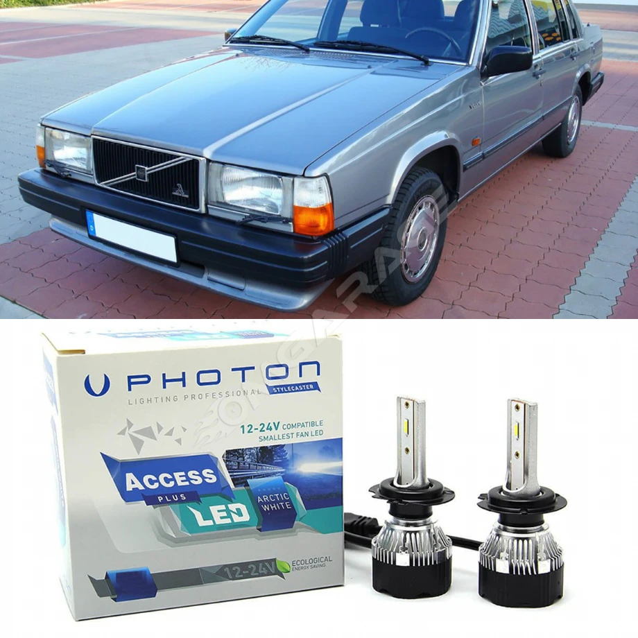 Volvo 740 Led Xenon Uzun+Kısa Far Ampulü H4 Access Yeni Seri Beyaz