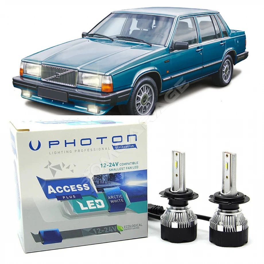 Volvo 760 Led Xenon Uzun+Kısa Far Ampulü H4 Access Yeni Seri Beyaz