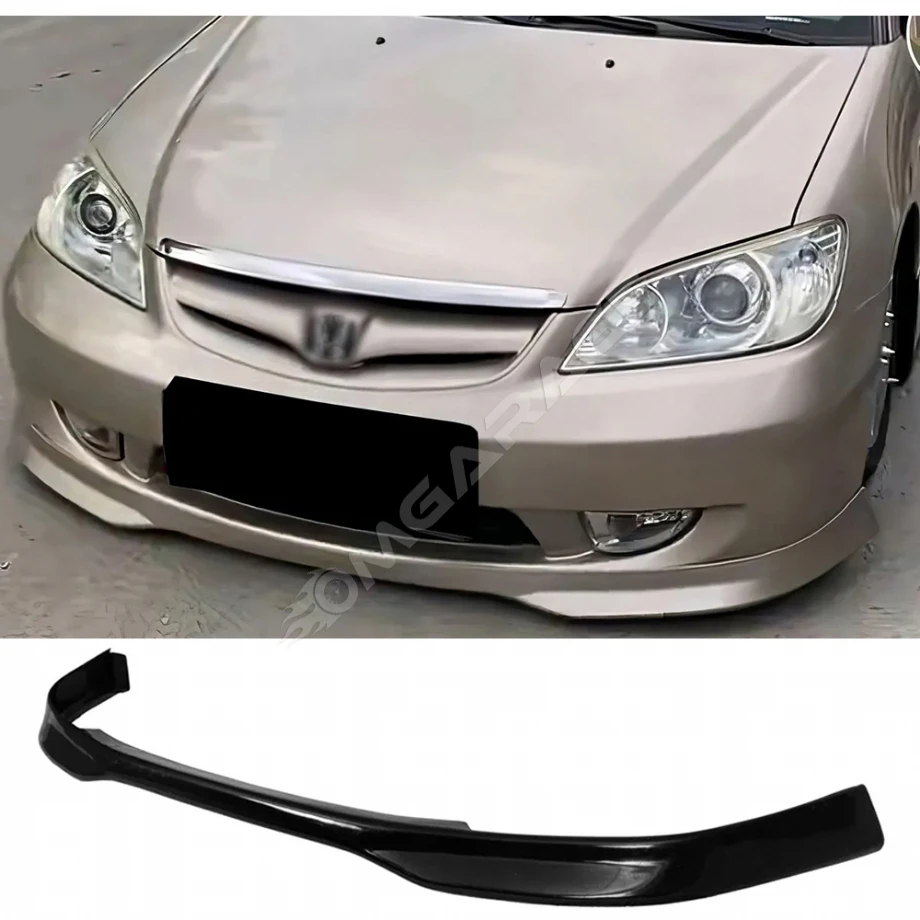 Honda Civic Vtec2 Typer Ön Ek Karlık Mat Siyah Plastik 2004 2003 2006 Makyajlı Kasa