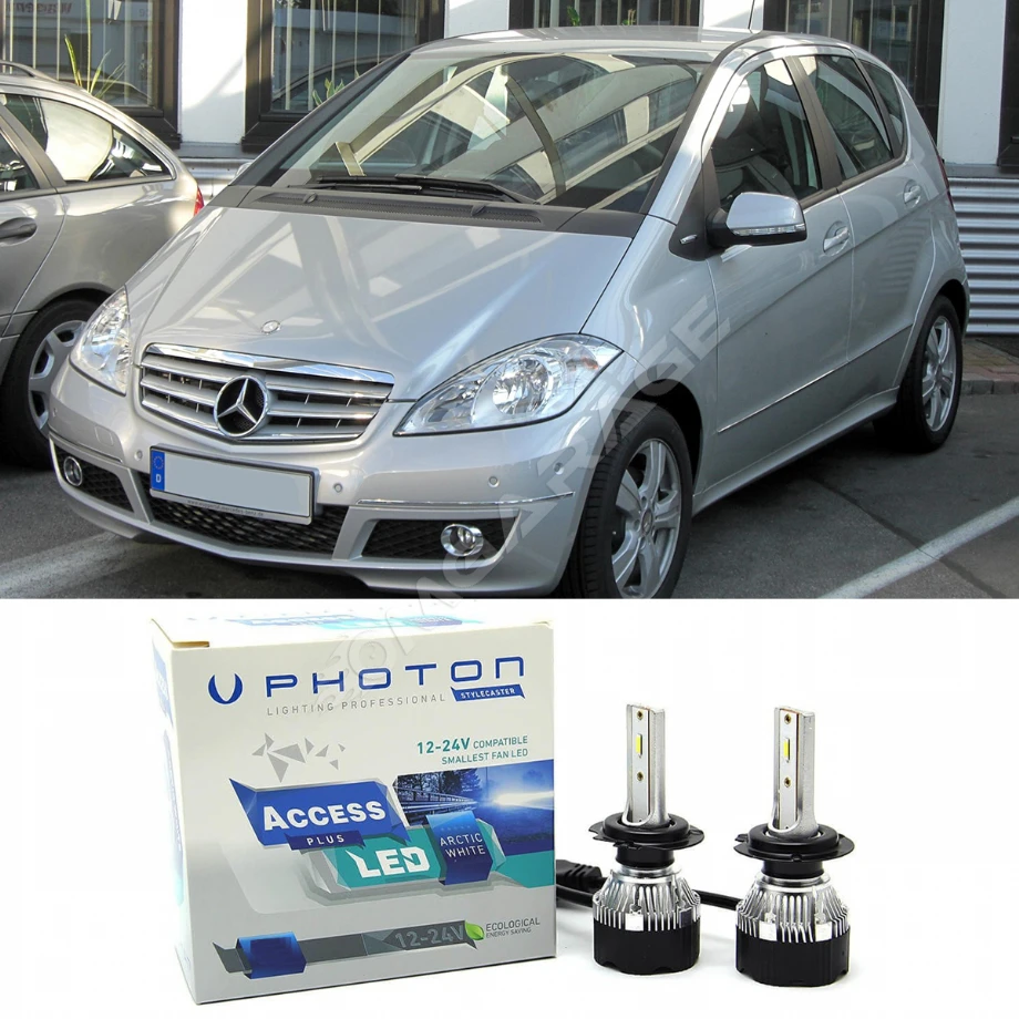 Mercedes A W169 Led Xenon Uzun Far Ampulü H7 Access Yeni Seri Beyaz
