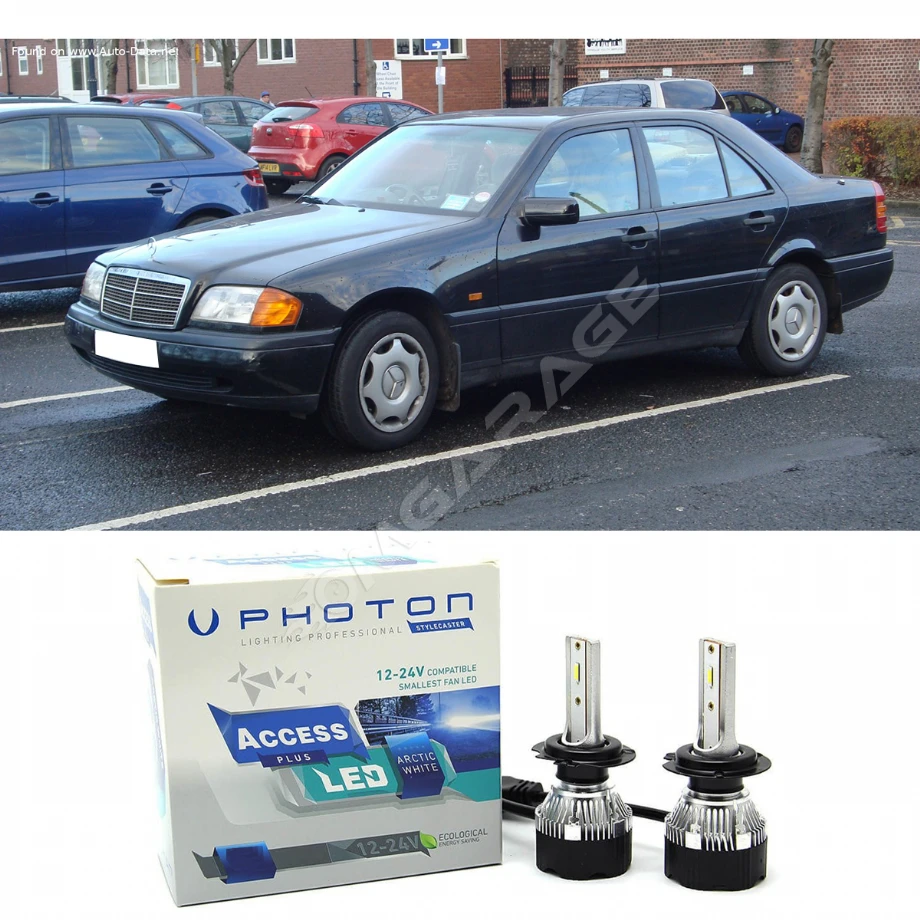 Mercedes C W202 Led Xenon Kısa Far Ampulü H1 Access Yeni Seri Beyaz