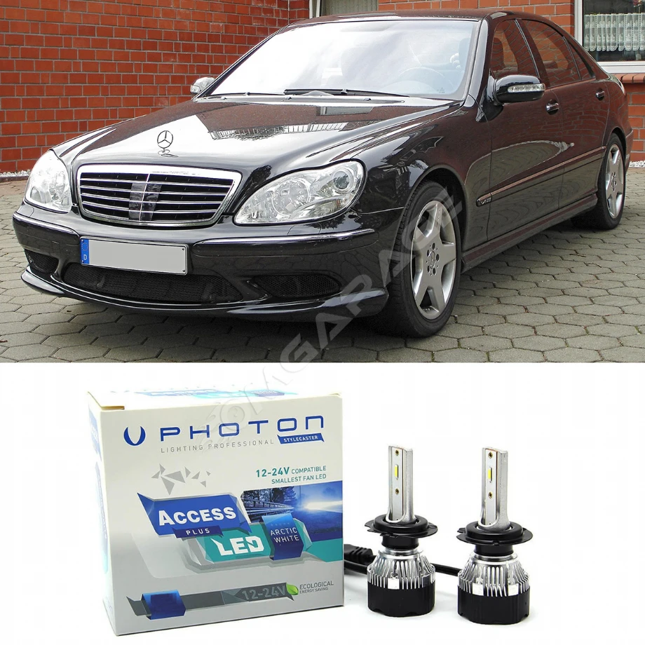 Mercedes S W220 Led Xenon Uzun Far Ampulü H7 Access Yeni Seri Beyaz