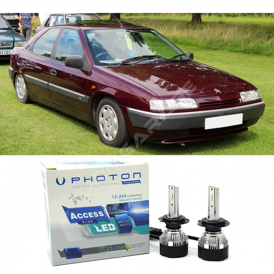 Citroen Xantia Led Xenon Kısa Far Ampulü H1 Access Yeni Seri Beyaz