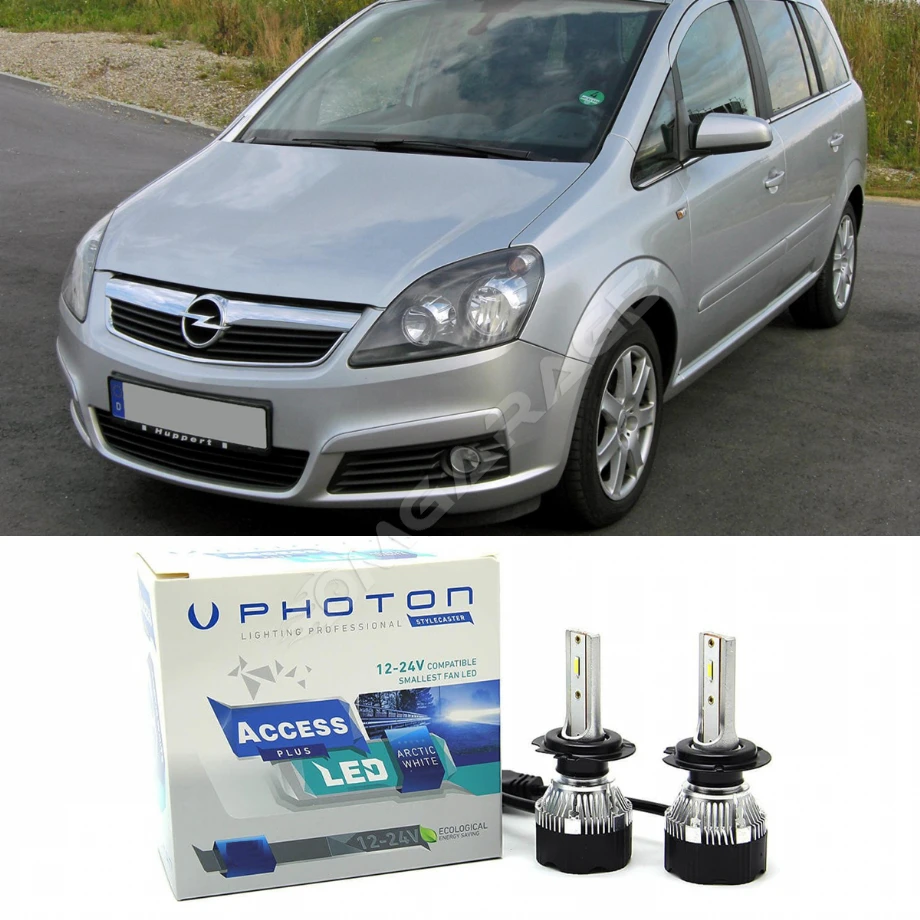 Opel Zafira B Led Xenon Kısa Far Ampulü H7 Access Yeni Seri Beyaz 2005-2014